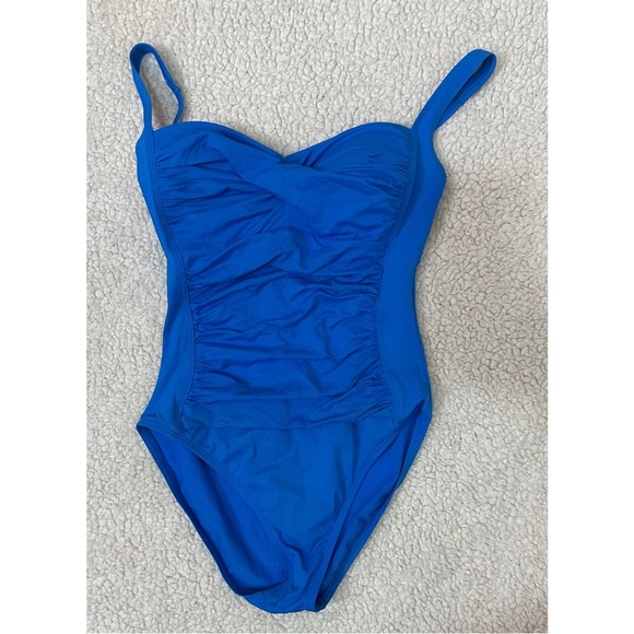 La Blanca Blue Women's Swimsuit - Picture 2 of 10